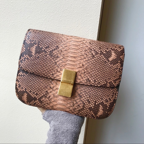 Celine Handbags - SOLD Celine medium box in python